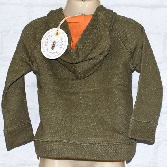 NWT BURT'S BEES BABY World Wide Flyers Hoodie - Picture 3 of 5